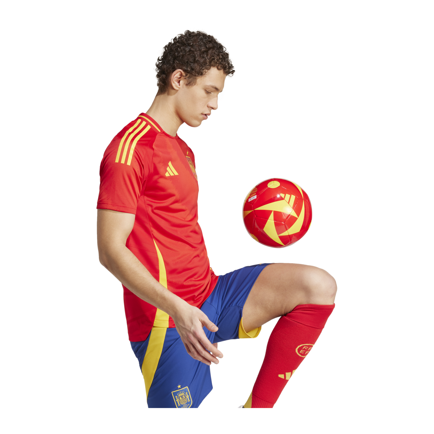 adidas Spanien Auth. Trikot Home EM 2024 Rot