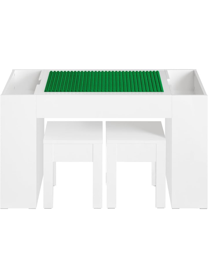 SoBuy 3-teilig Set Kindertisch in Weiß - (B)87 x (H)50 x (T)50cm günstig kaufen onesize