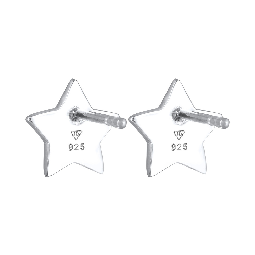 Elli Elli Boucles d'Oreilles Étoile Astro Tendance Cristal Clous d'Oreilles Femme en 9 Boucles d'oreilles