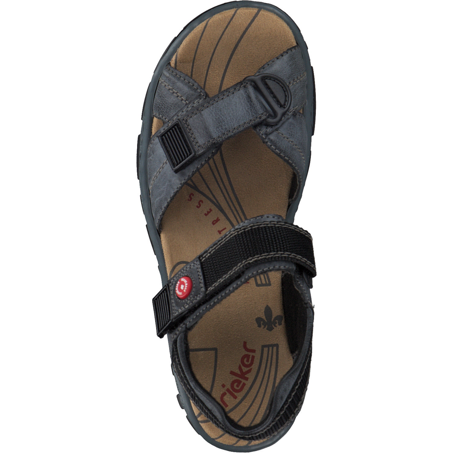 Rieker 68851, Sandalen, Damen, atlantic