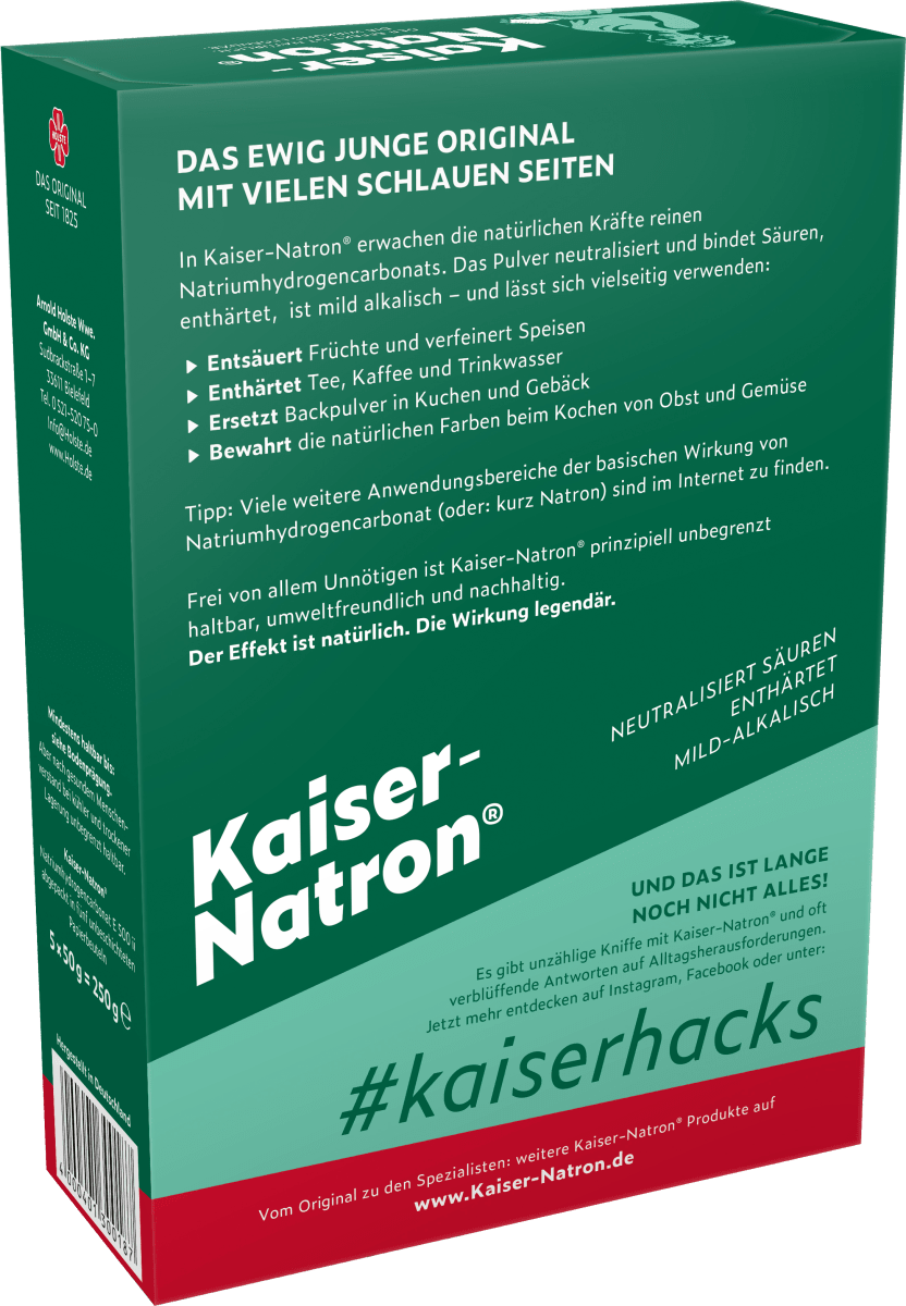 Kaiser Natron Pulver (5 x 50g), 250 g