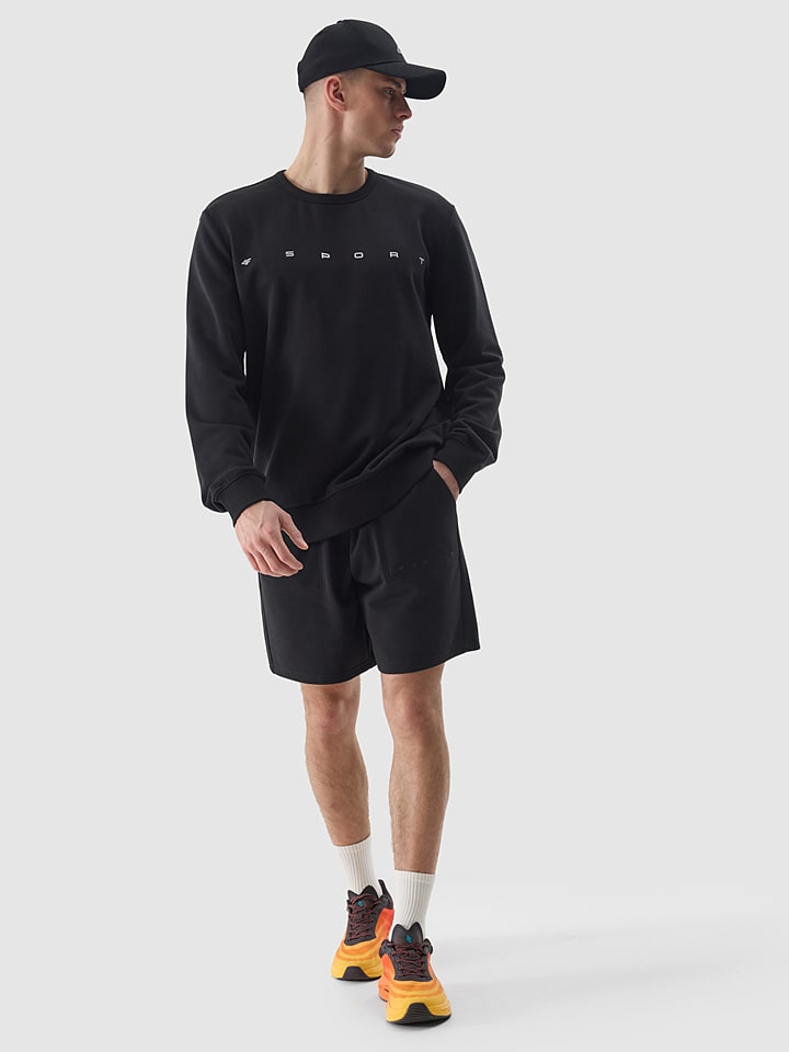 4F Sweatshirt in Schwarz günstig kaufen