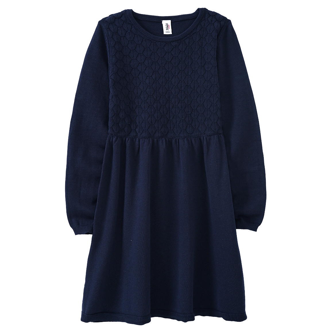 Mädchen Strickkleid mit Struktur