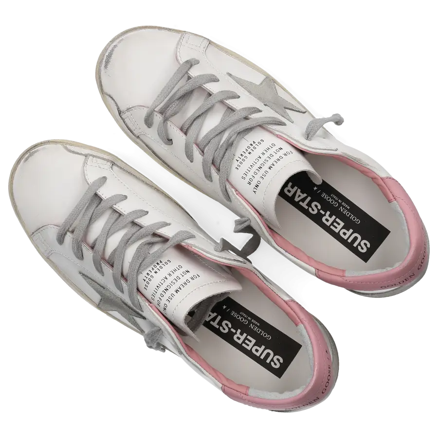 Golden Goose - Sneaker low SUPER-STAR Kalbsleder - weiß