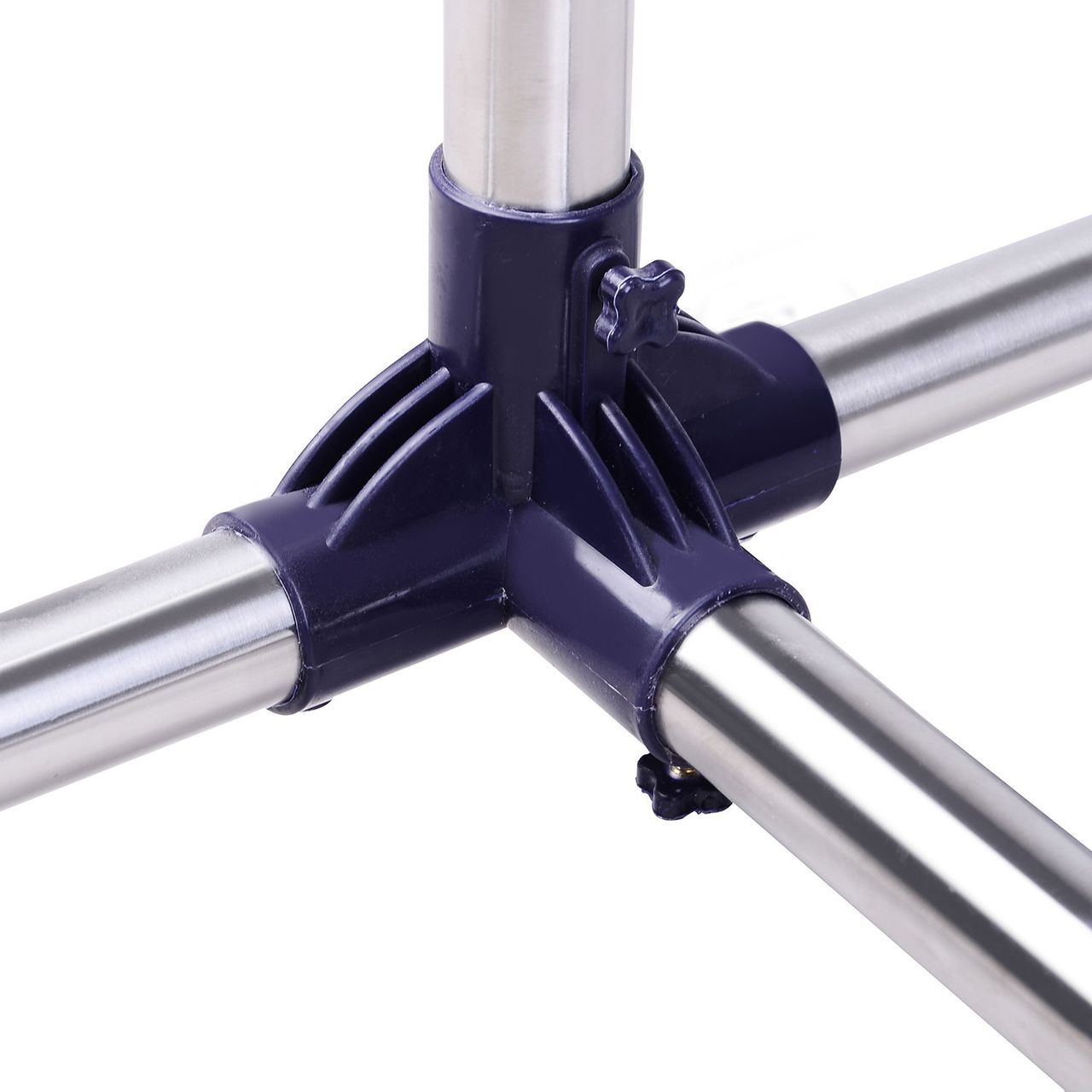 HOMCOM Garderobenständer Kleiderständer höhenverstellbar rollbar 0 Garderobe Ständer Stand Wäsche Klamotten Kleidung Kleidungsständer Aufbewahrung