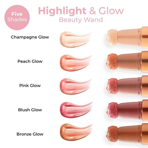 MCoBeauty Highlighter & Glow Pink Glow szépségpálcika 12ml
