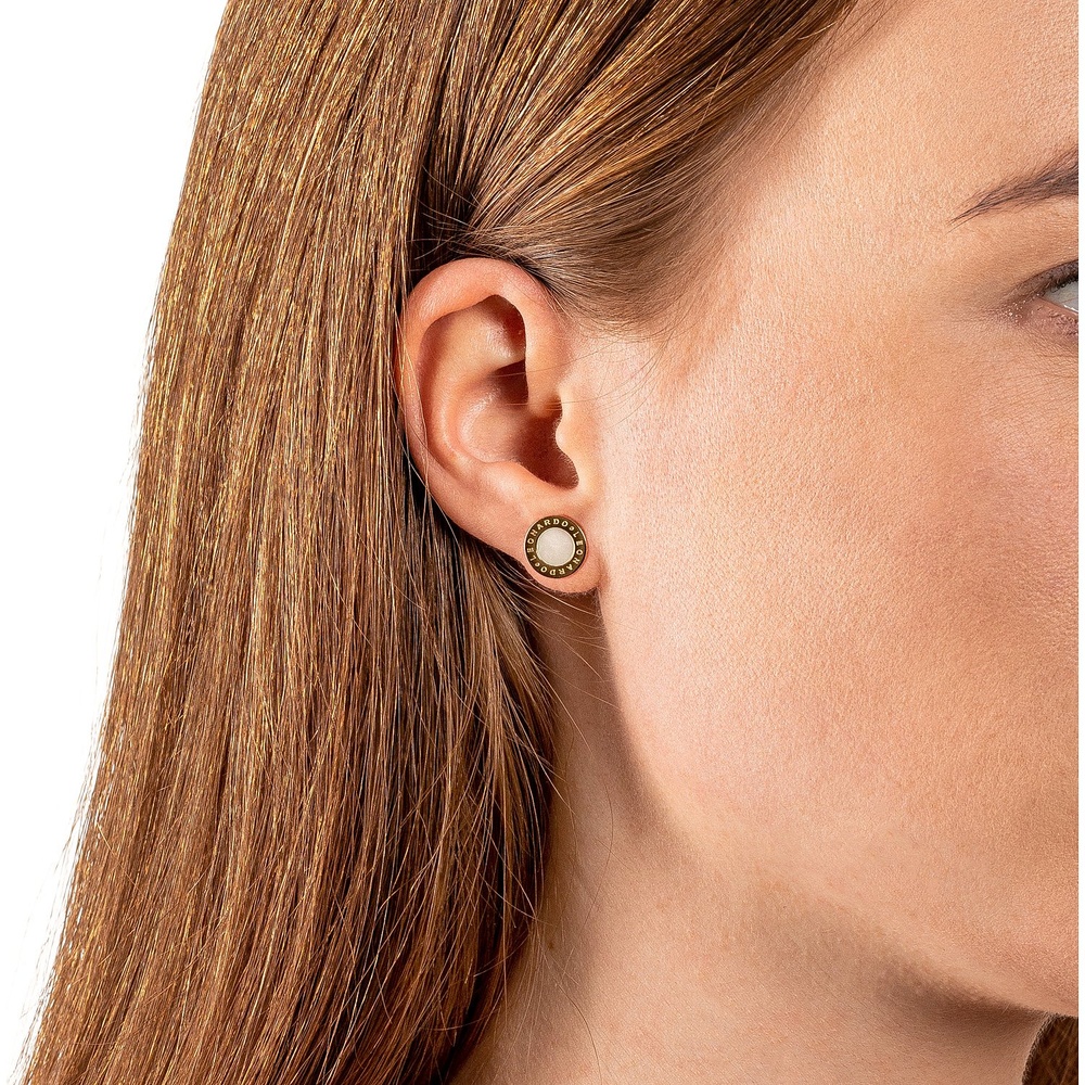 Leonardo Boucles d'oreilles à fermoir à poussette Acier inoxydable Boucles d'oreilles