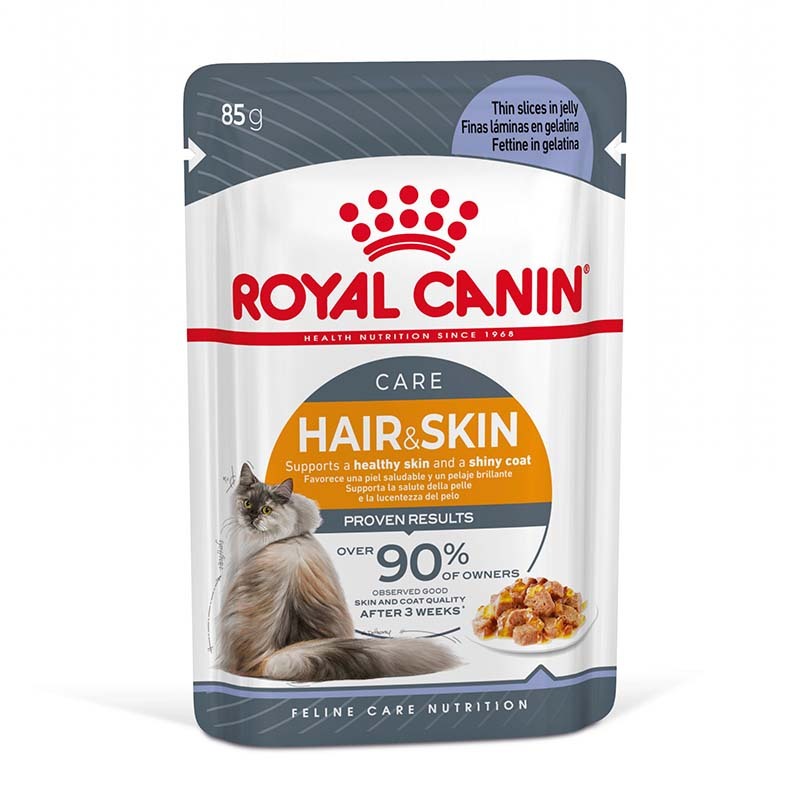 ROYAL CANIN Nassfutter ROYAL CANIN Hair & Skin 12x85g in Gelee