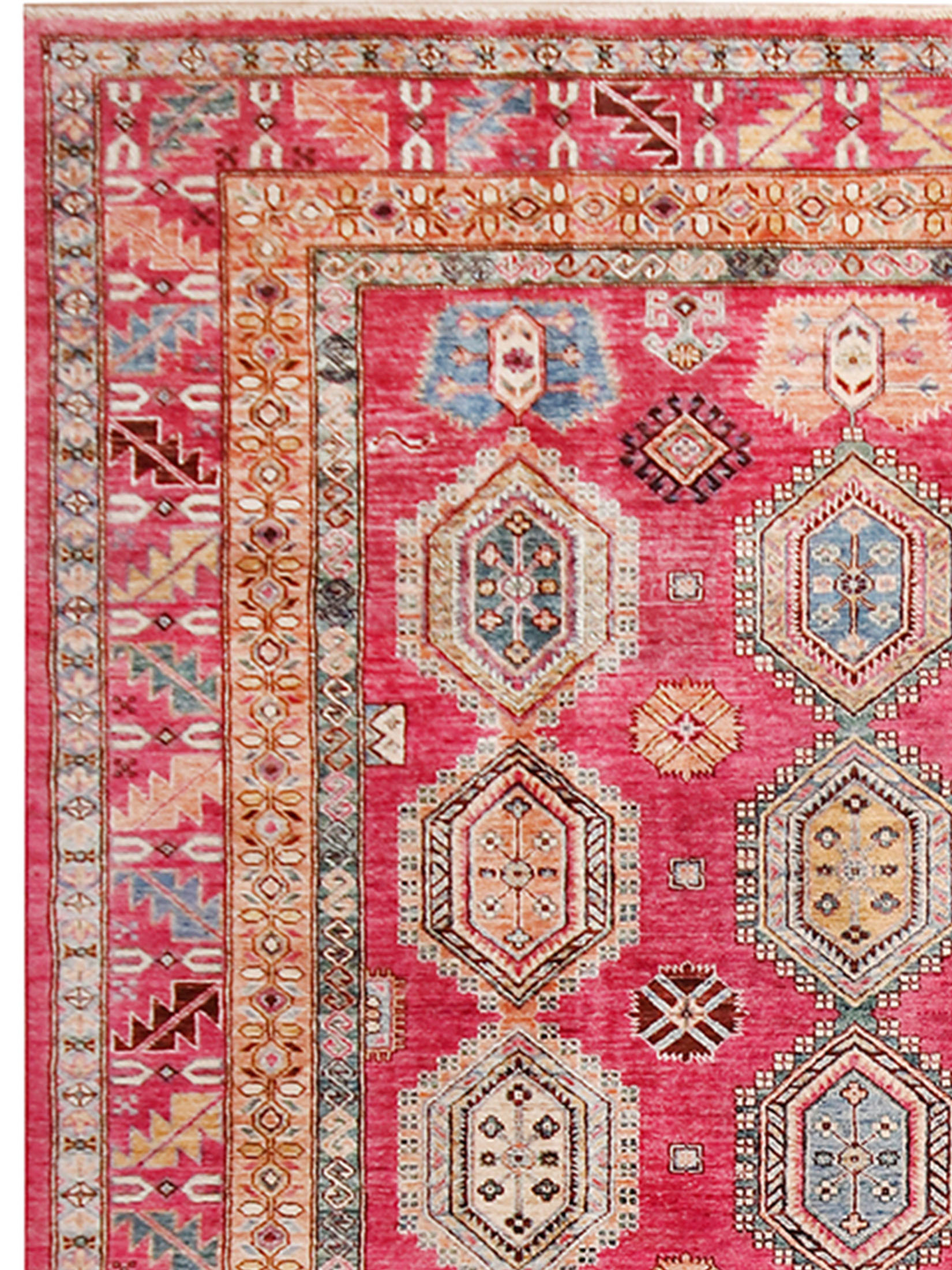 Kazak Ghazni ca. 207 x 312 cm, Unikat / Einzelstück