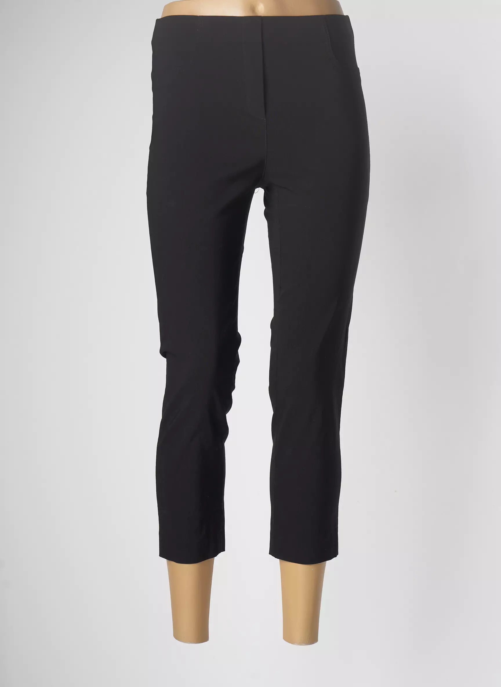 Lauren Vidal Pantalon7 8 Femme couleur noir