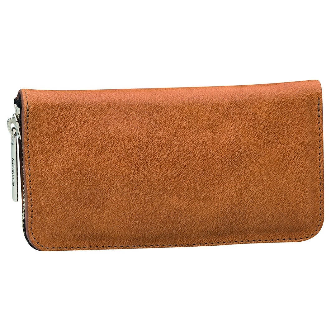 Maniküre Set Reißverschluss-Etui Serie 'Cognac'. 5-tlg.
