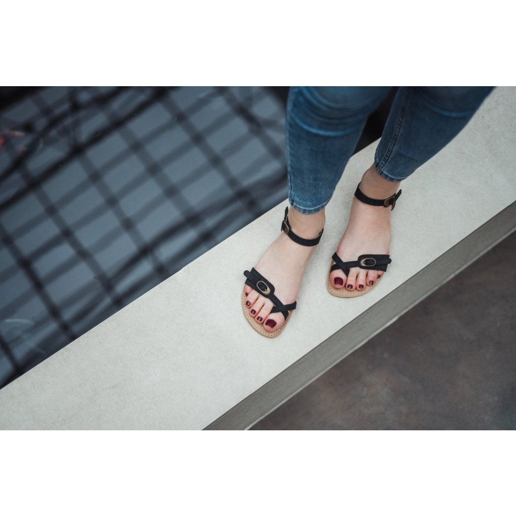 Be Lenka Claire Black Barfußsandalen