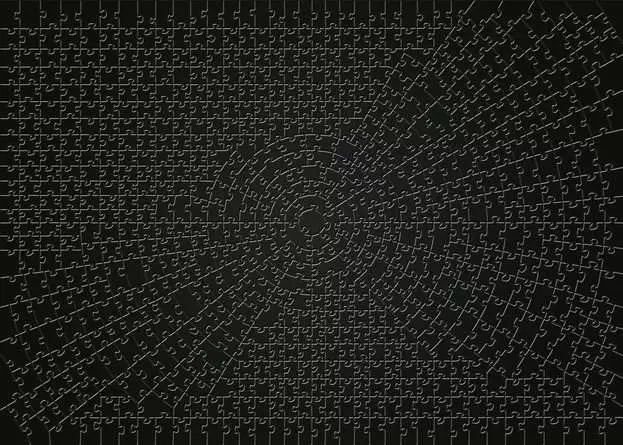 Puzzle 736 Teile - Krypt Black