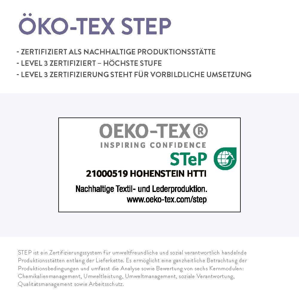 3-Kammer-Kopfkissen D500, Schlafstil, Füllung: Daunen, Federn, Bezug: 100 % Baumwolle, Hergestellt in Deutschland, allergikerfreundlich
