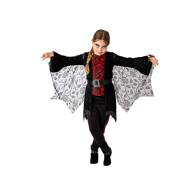 Aå Halloweendrakt 4-6 år gothic vampiress