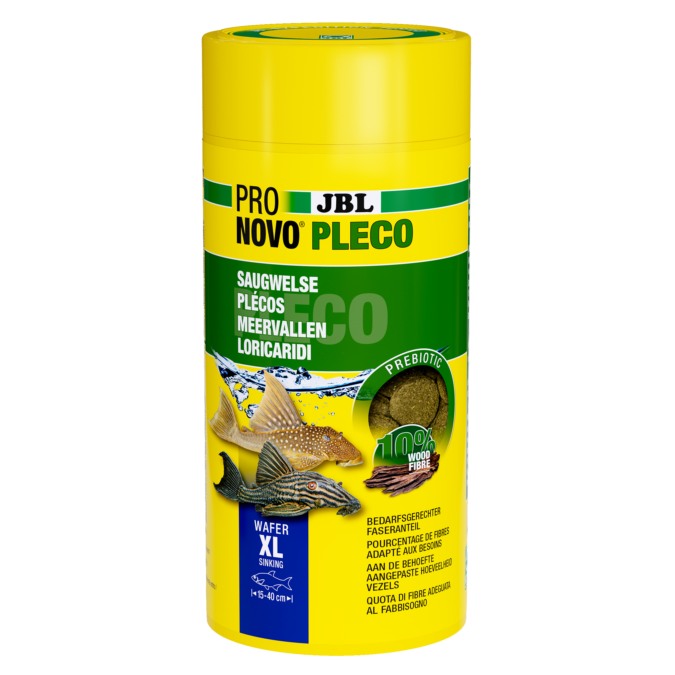 JBL Hauptfutter JBL PRONOVO PLECO WAFER Futtertabletten für herbivore Saugwelse XL 1 l