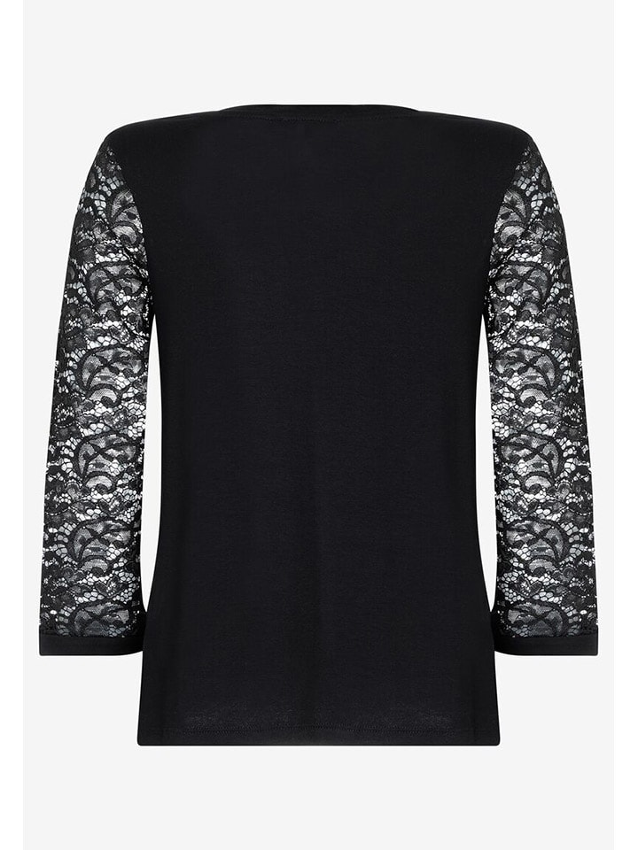More & More Bluse in Schwarz günstig kaufen