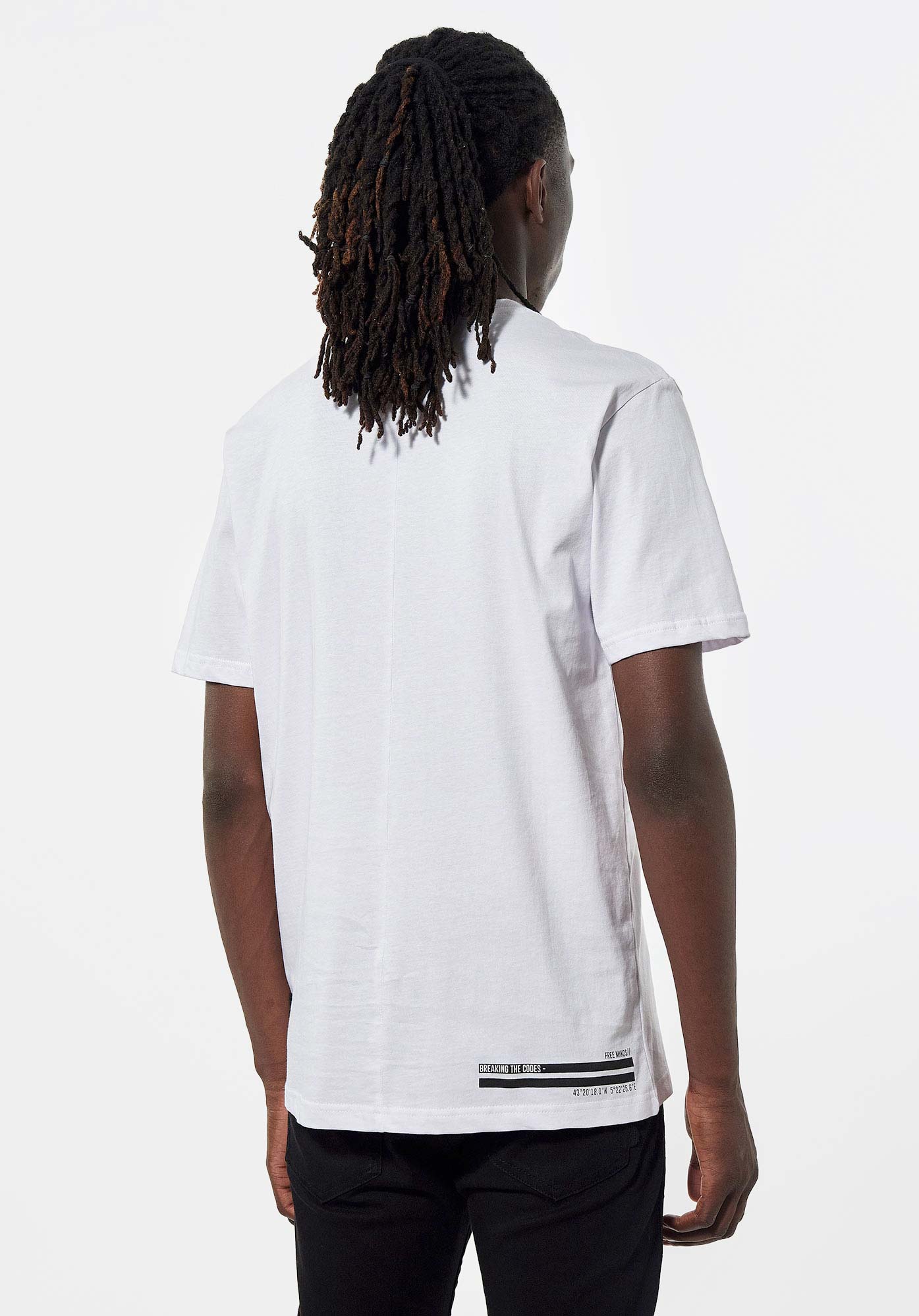 PARY   T-shirt blanc Homme en 100% coton bio
