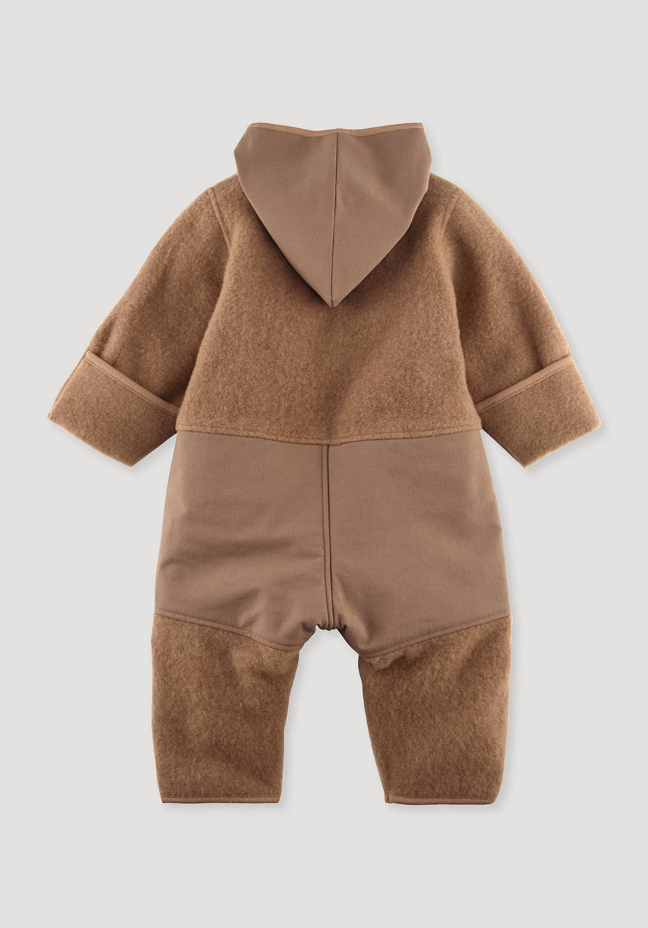Wollfleece-Overall aus Bio-Merinowolle mit Softshell