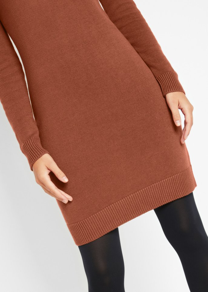Strickkleid mit Rollkragen