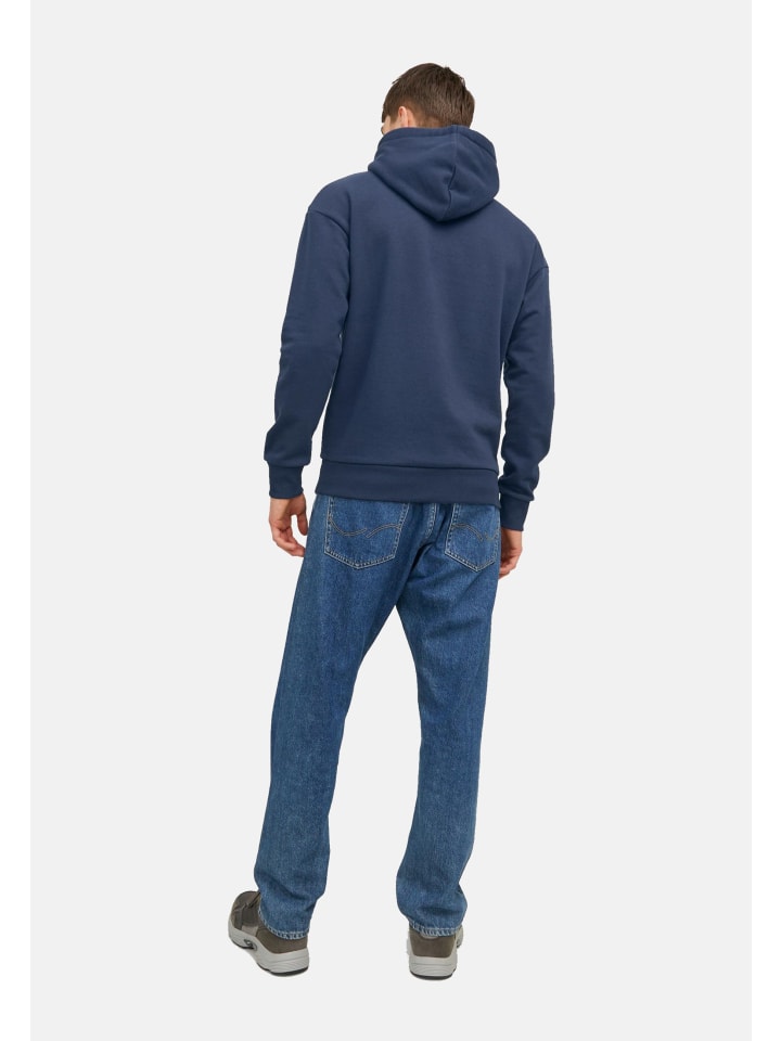 Jack & Jones Hoodie 'Josh' in dunkelblau günstig kaufen