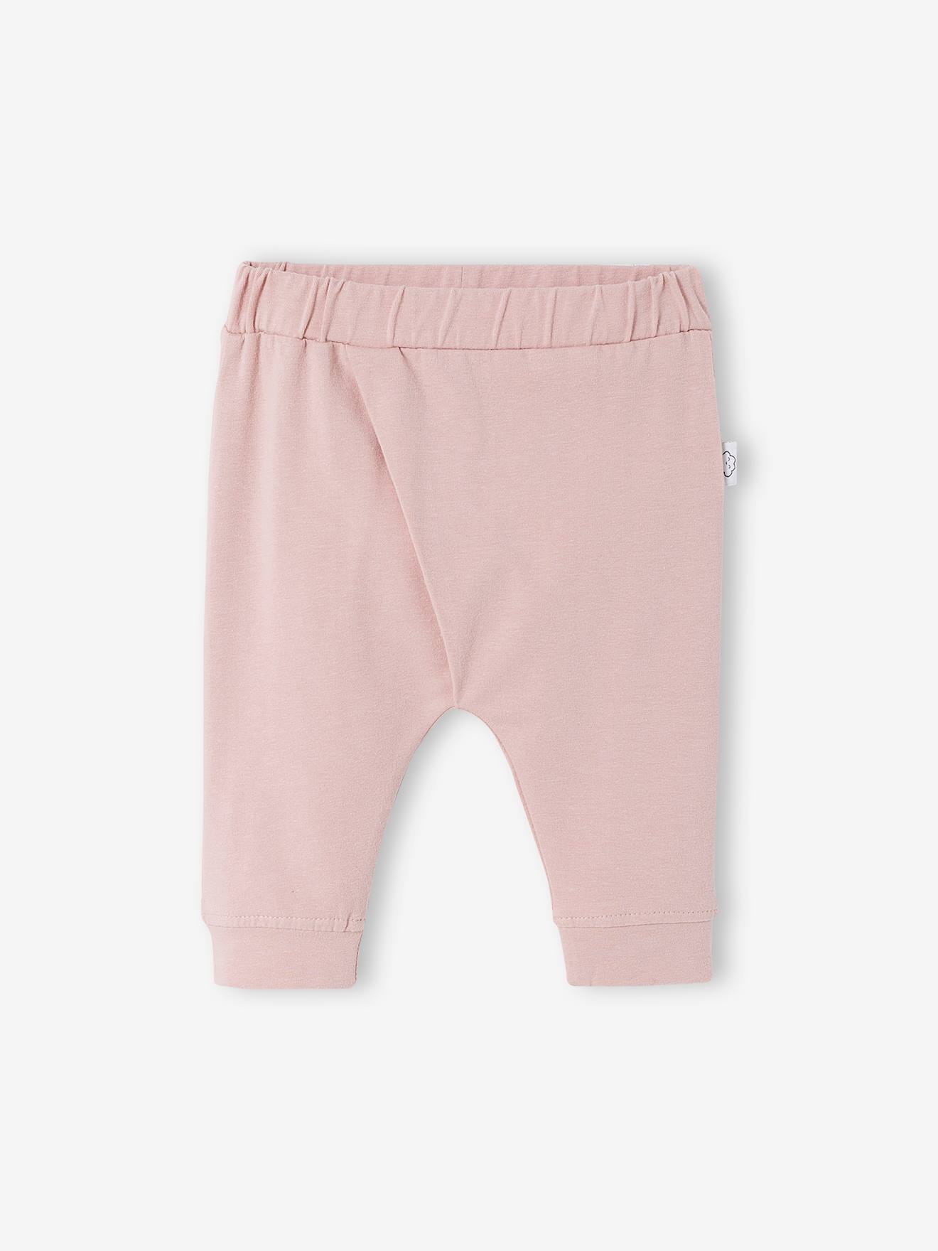 Pantalon naissance en maille souple BASICS beige