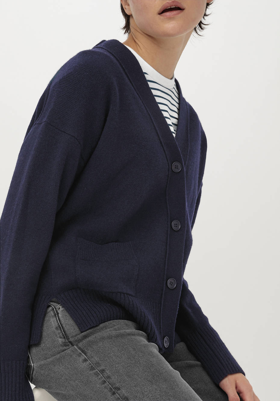 Strickjacke aus reiner Lambswool
