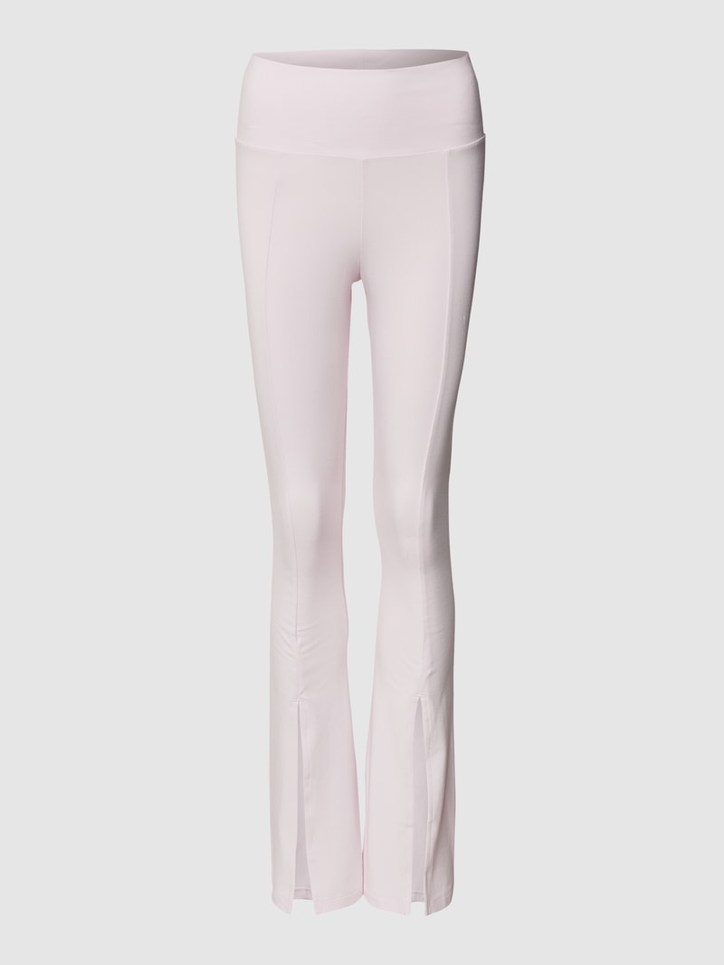 Leggings im Flared Cut in flieder