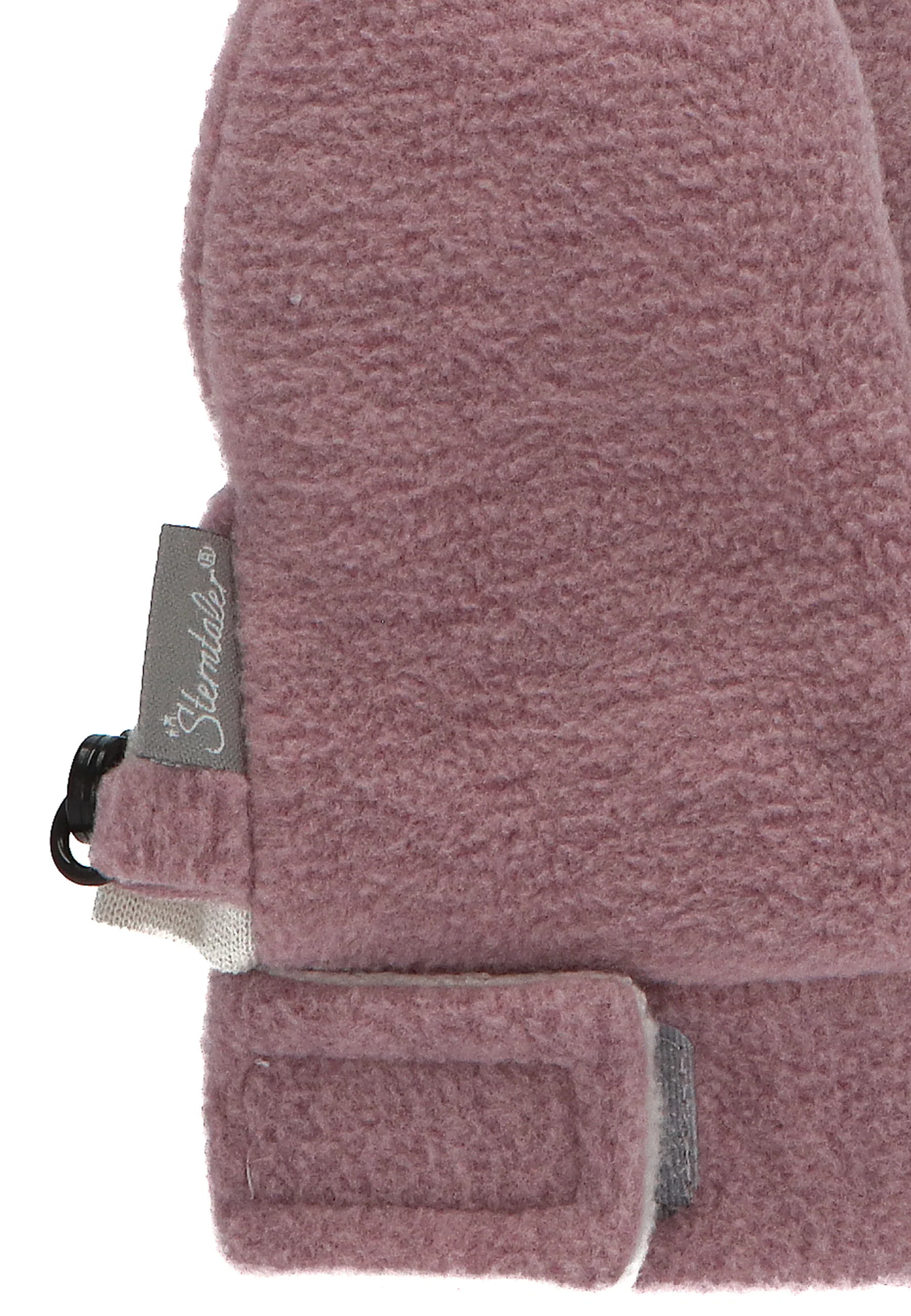 Fäustlinge mit Daumen, Microfleece melange (recycelt)