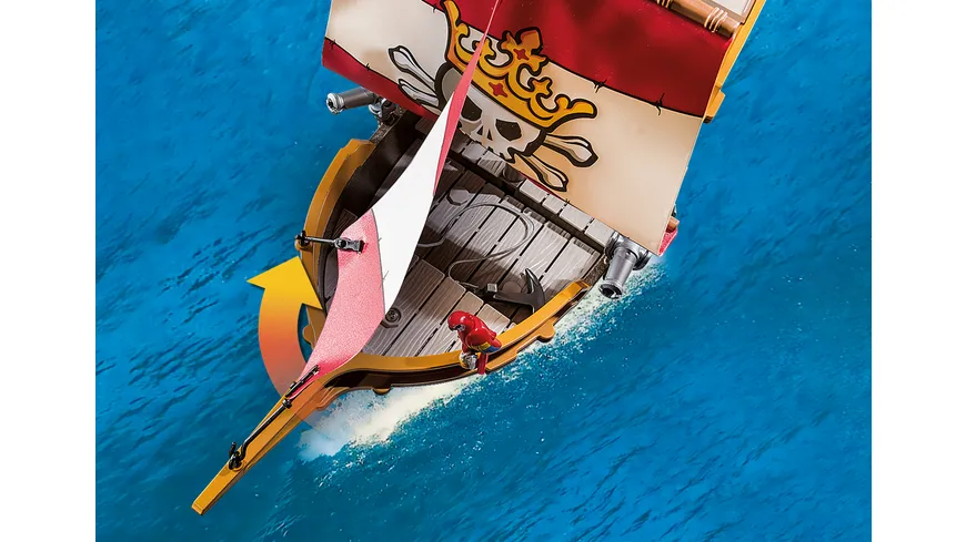 PLAYMOBIL 71418 - Pirates - Kleines Piratenschiff