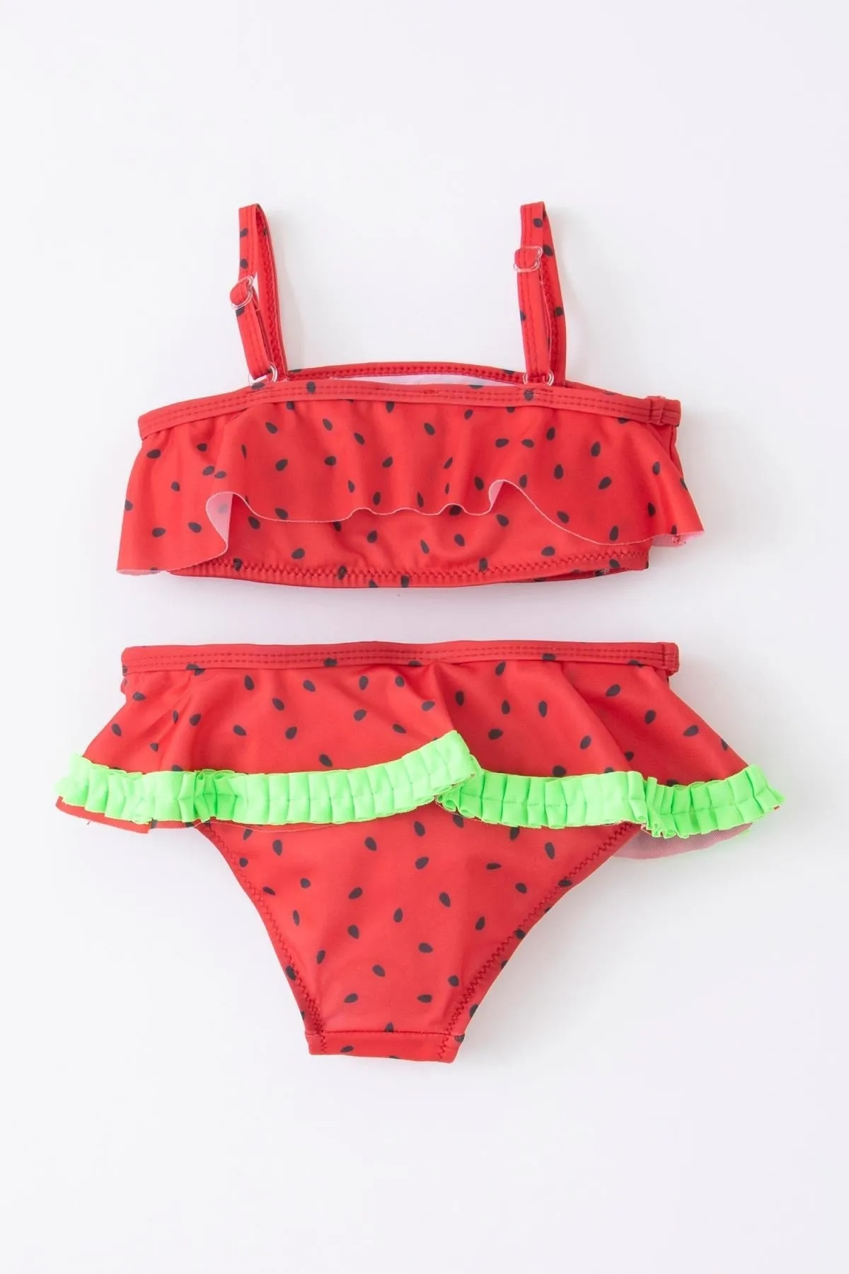 DeFacto  Baby-Mädchen-Bikini-Set in normaler Passform mit Wassermelonenmuster