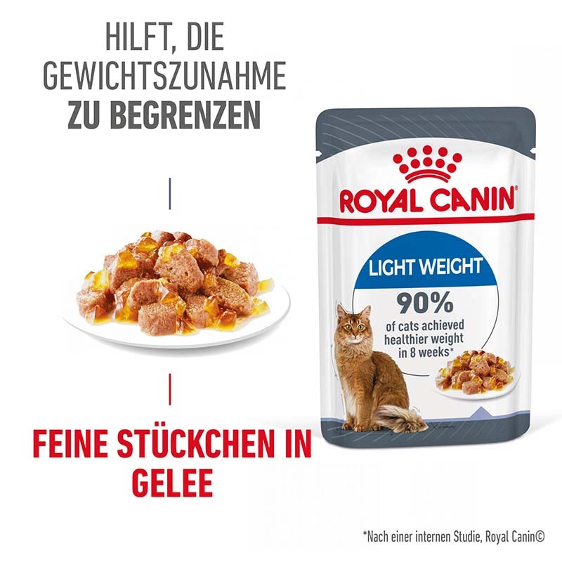 ROYAL CANIN Nassfutter ROYAL CANIN Light Weight Care 12x85g in Gelee