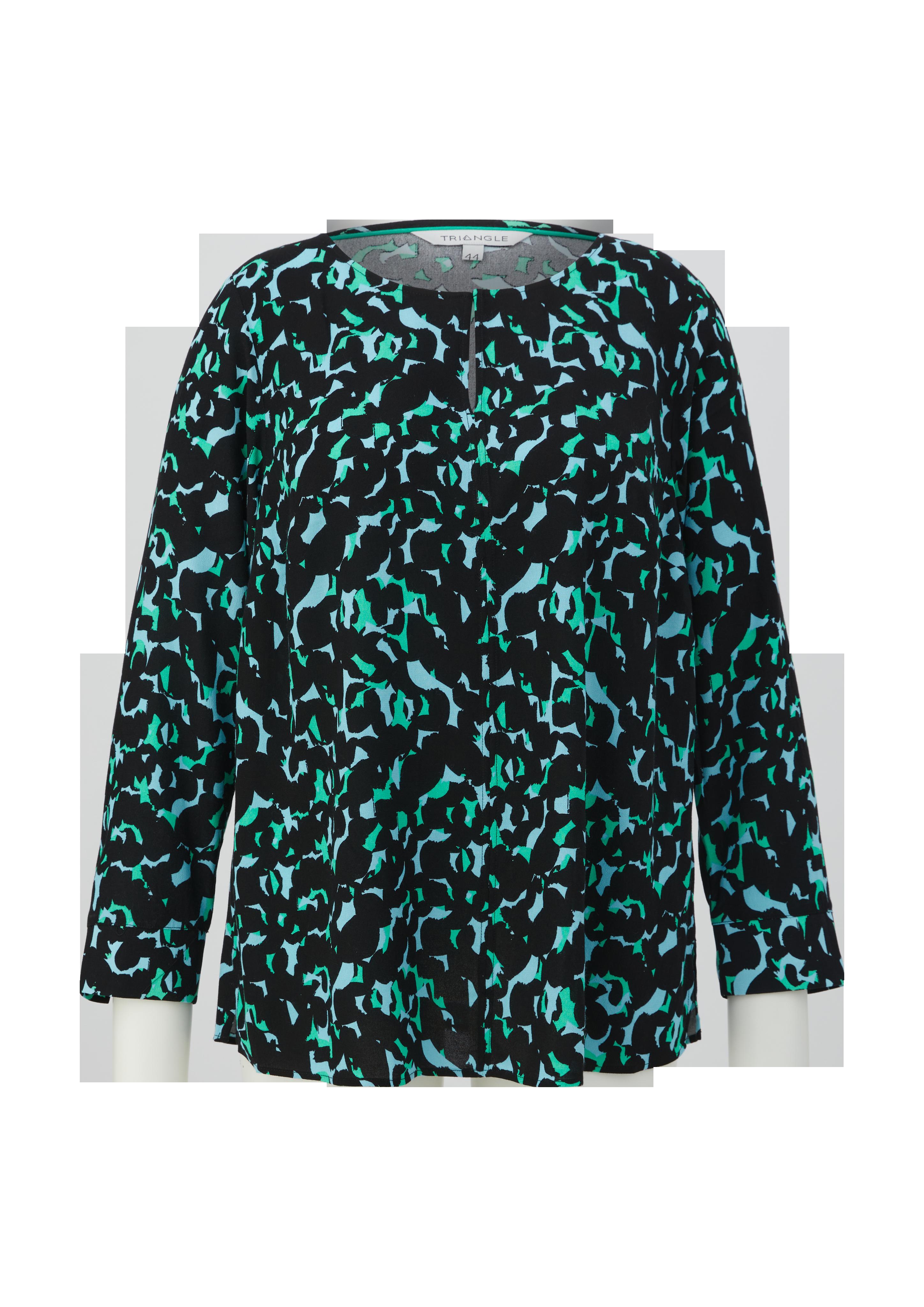 Crêpe-Bluse aus reiner Viskose  2138782-99A4