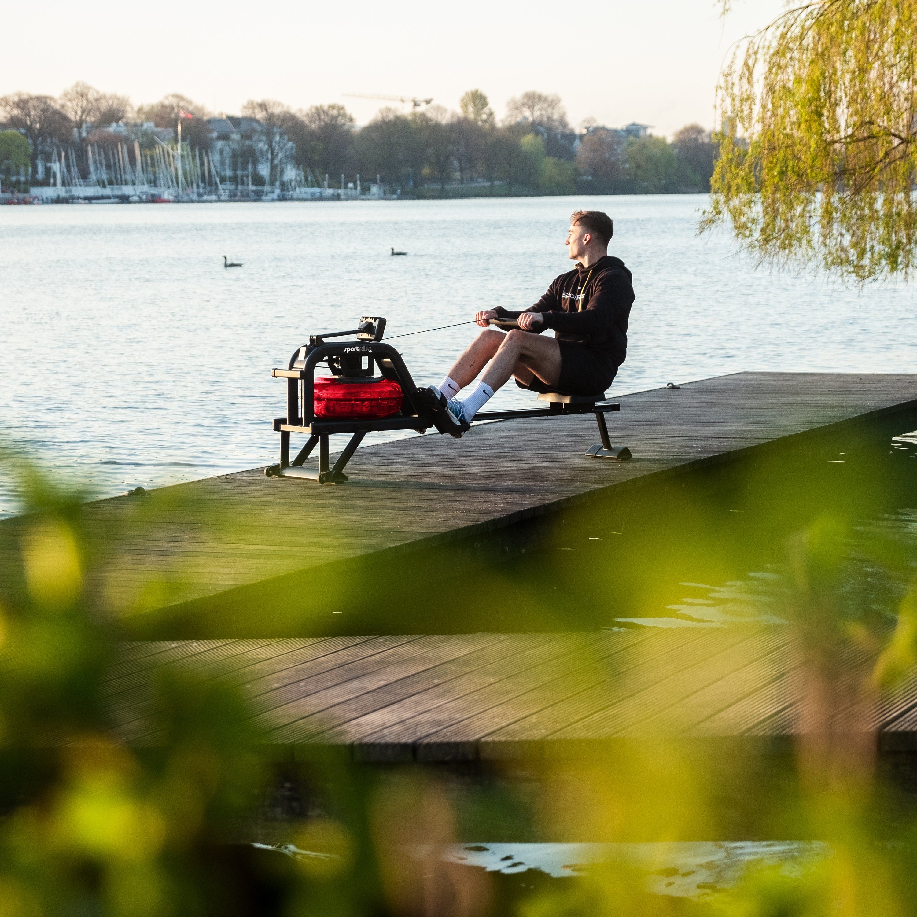 SportPlus Rudergerät SP-MR-011, Wasserrudergerät, Rudermaschine, SP-MR-011