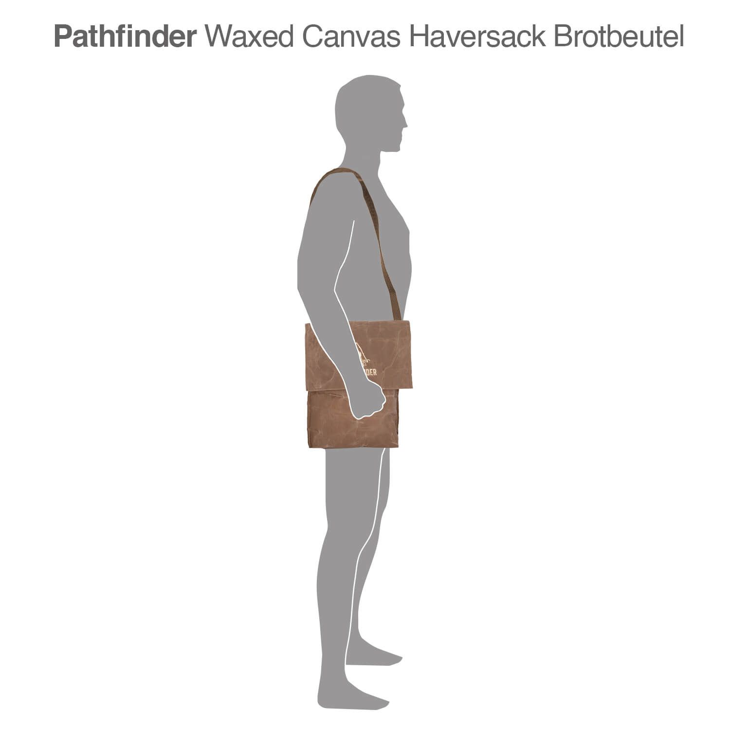 Waxed Canvas Haversack Brotbeutel