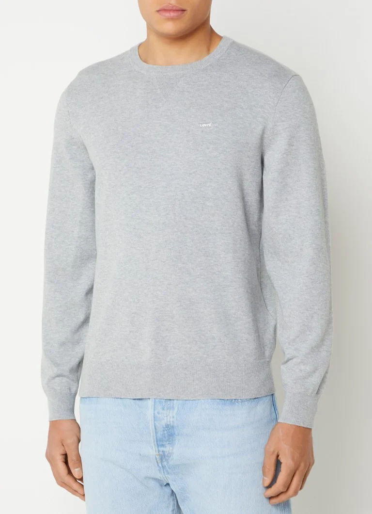 Pulover Levi's tricotat fin cu logo