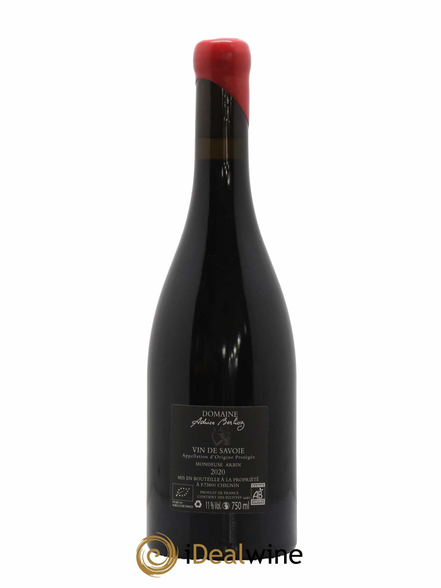 Vin de Savoie Mondeuse Marie Clotilde Domaine Adrien Berlioz 2020 - Lot de 1 Bouteille