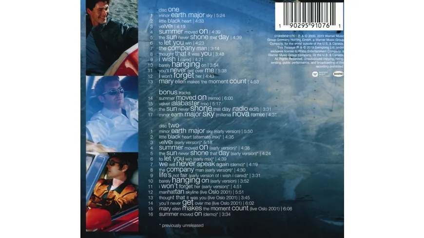 Minor Earth,Major Sky (Deluxe Edition) Digipak