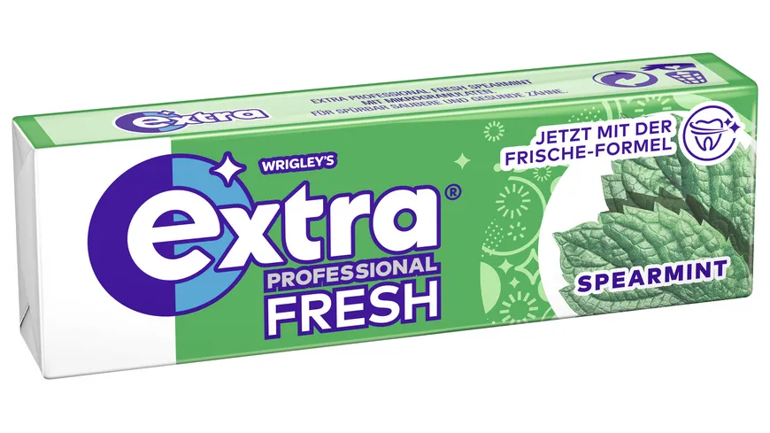 Wrigley's Extra Professional Fresh Spearmint Kaugummi