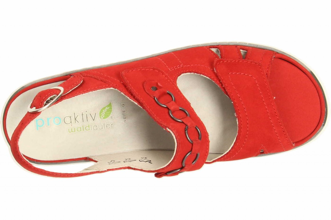 WALDLÄUFER Komfort Sandalen rot