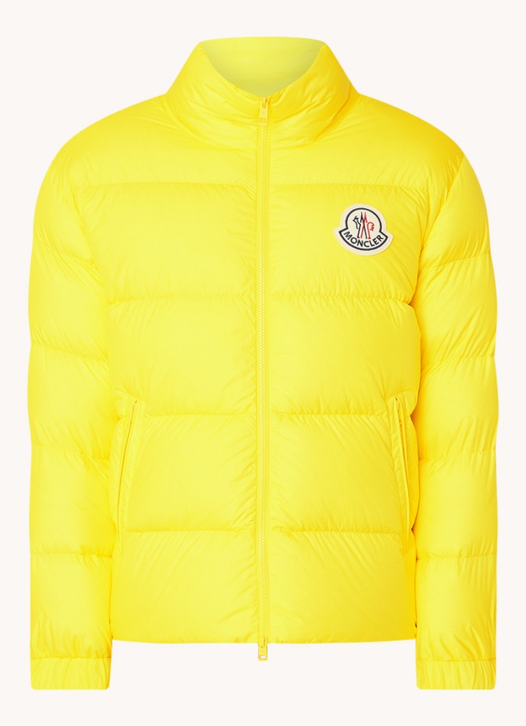 Puhasta jakna Moncler Citala s puhovim polnilom in logotipom