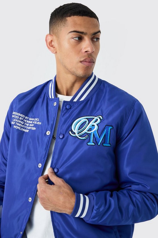 Nylon-Jacke mit Aufnähern