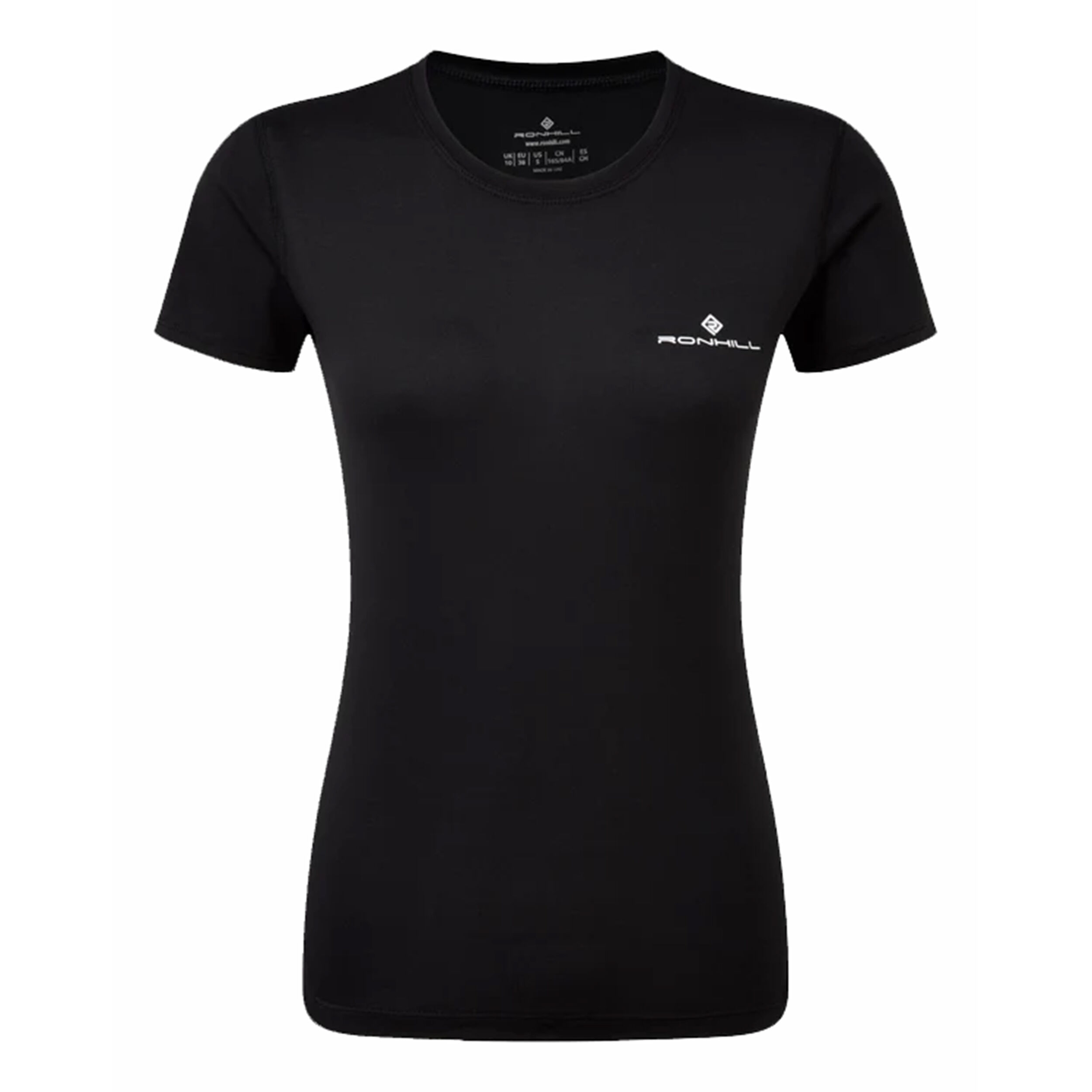 Core Laufshirt Damen - Schwarz, Weiß