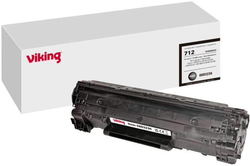 Viking 712 Kompatibel Canon Tonerkartusche Schwarz