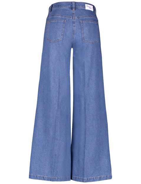 Jeans MIRJA WIDE LEG aus Baumwoll-Leinen