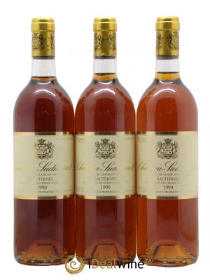 Château Suduiraut 1er Grand Cru Classé  1990 - Lot de 3 Bouteilles