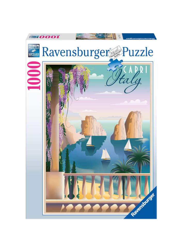 Ravensburger Puzzle Postcard from Capri, Italy 1000 Teile, ab 14 Jahre günstig kaufen onesize