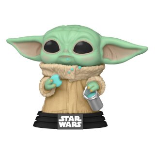 Star Wars The Mandalorian POP! TV Vinyl Figur Grogu w/ Cookie 9 cm