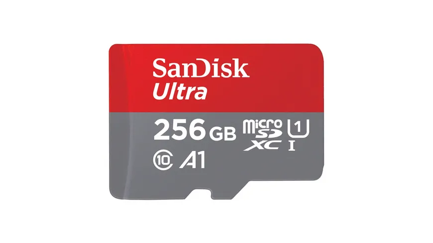 SanDisk microSDXC Ultra 256GB (A1/UHS-I/Cl.10/150MB/s) + Adapter 