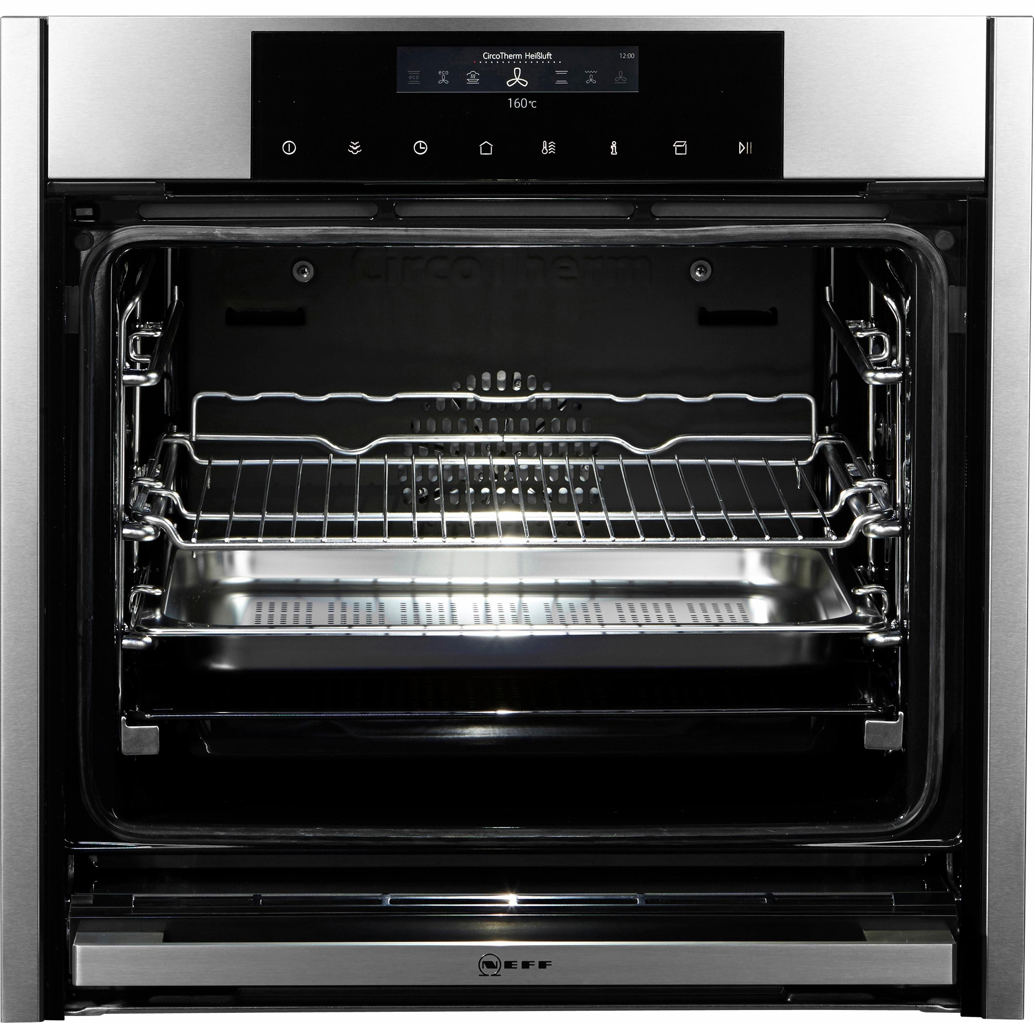 NEFF Dampfbackofen N 90 B46FT64N0, mit Teleskopauszug nachrüstbar, easyClean, Slide&Hide®